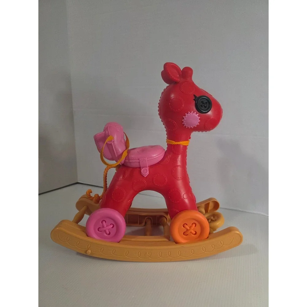 Lalaloopsy Silly Pet Giraffe Rocker Toy Red Fair 513957 Incomplete As Is